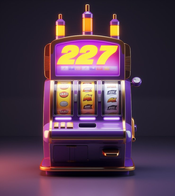 Tampilan meja Caribbean Stud Poker dengan dealer dan pemain di studio shienslot